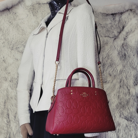 SALE 1 DAY Coach 2 PCS SET Signature Leather Bag Wallet NWT - Picture 6 of 16